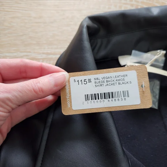 Vegan leather shacket - Picture 4 of 4